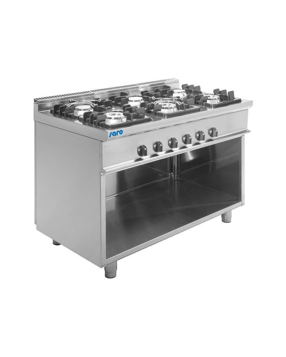 Gasfornuis - 6 Pits - Saro - 423-1025
