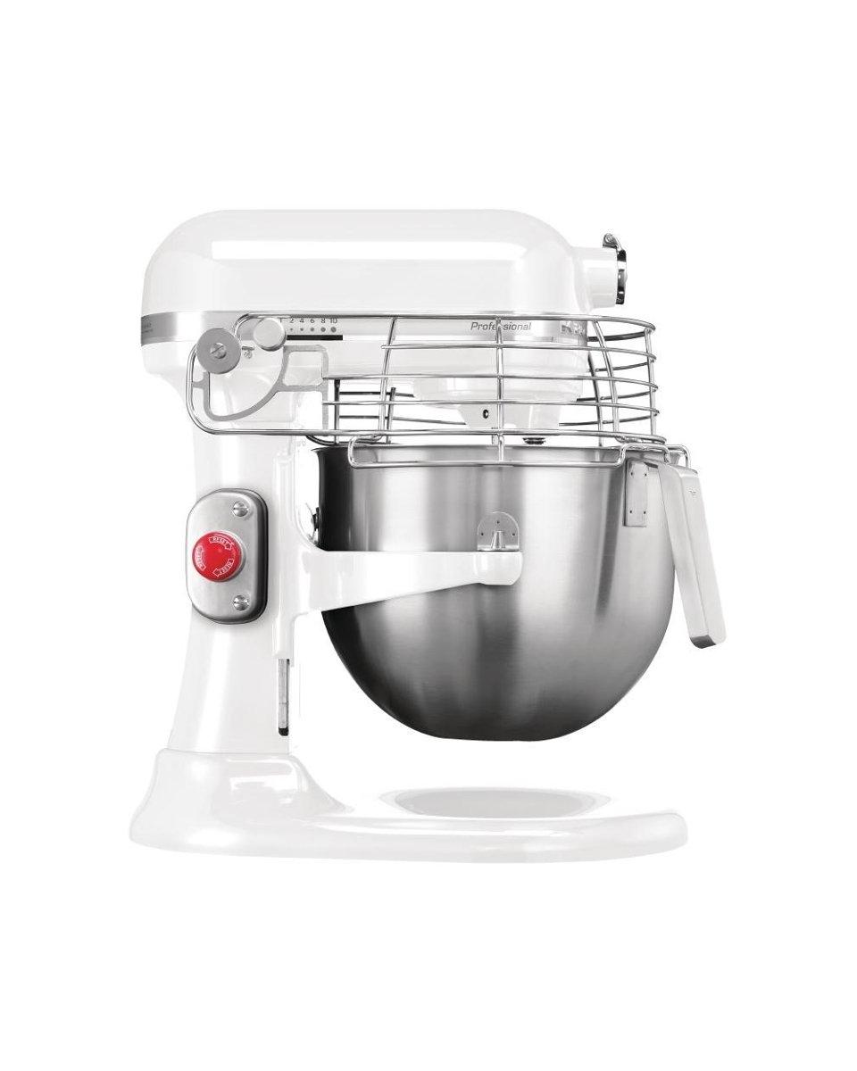 Mixer - 6.9 Liter - Wit - H 41.7 x 37.1 x 28.7 CM - 230 V - Aluminium/Teflon - Kitchenaid - CB575