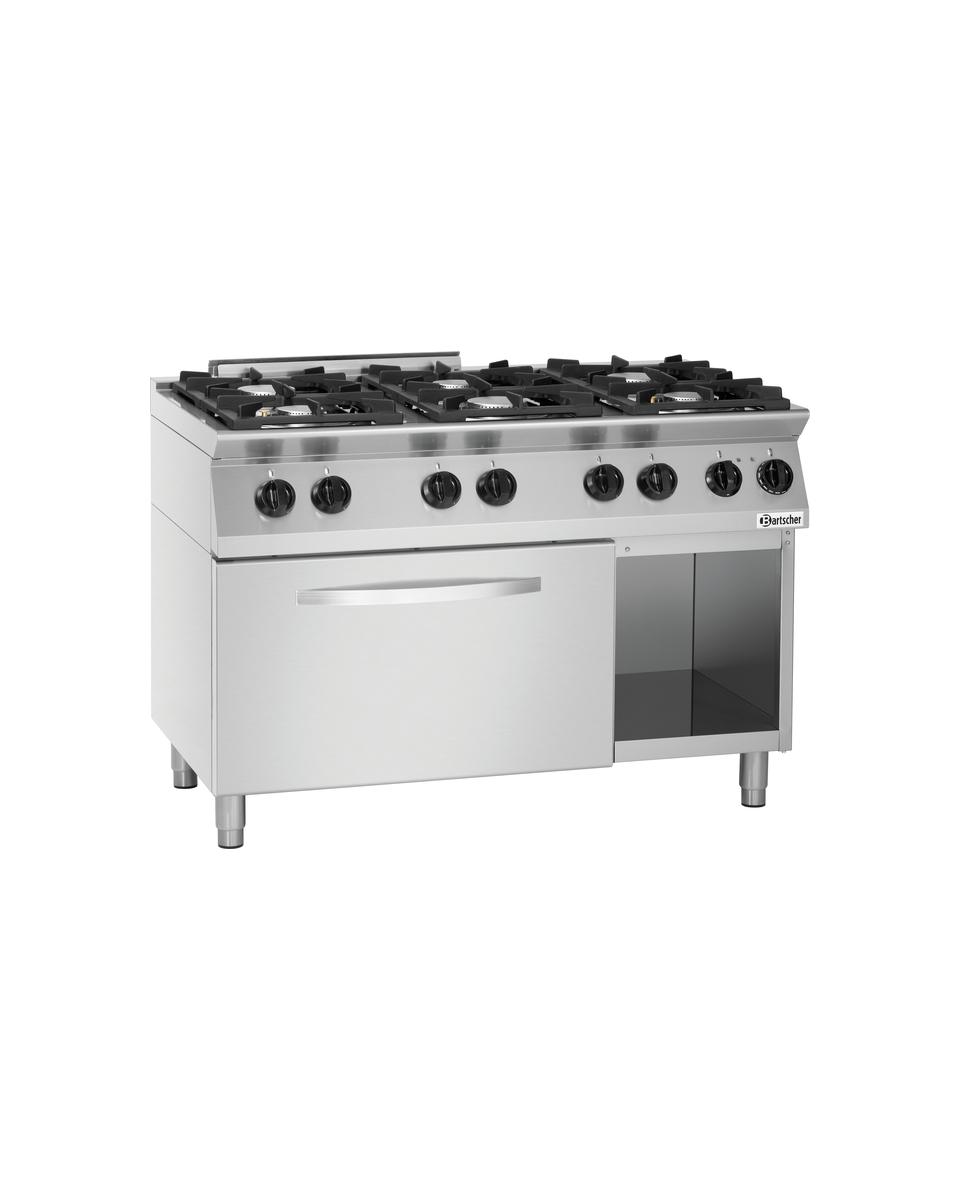 Gasfornuis - Elektrische oven - 6 pits - Bartscher - 1582201