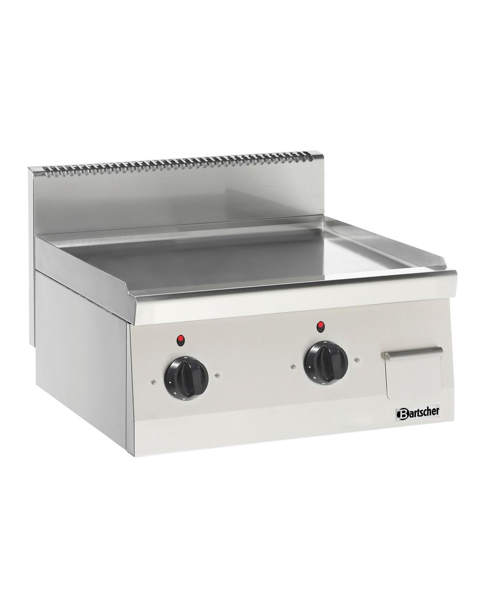 Grillplaat - Elektrisch - 2 Zones - Glad - Bartscher - 132125