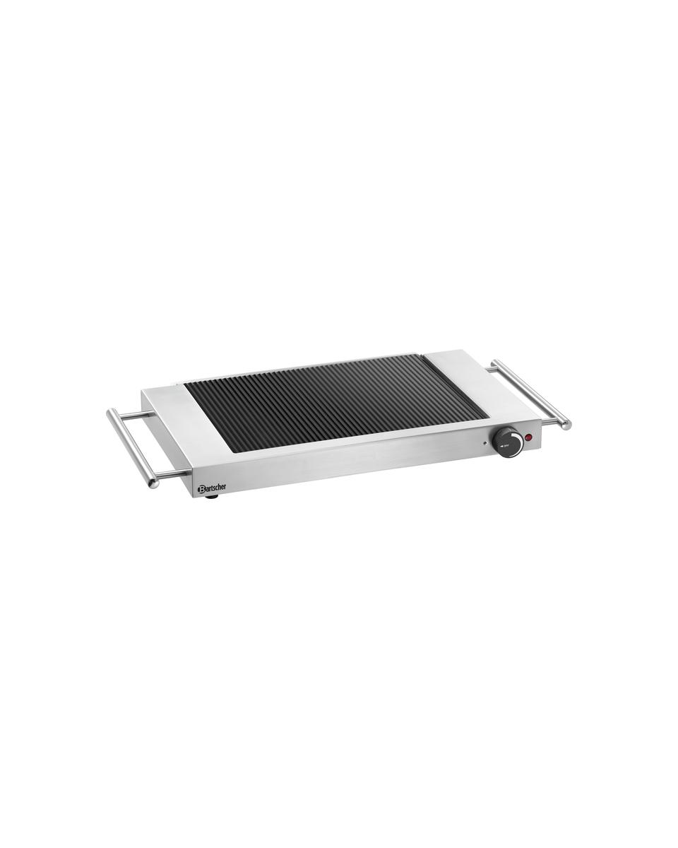 Grillplaat - Elektrisch - 1 Zone - Geribbeld - Bartscher - 104902