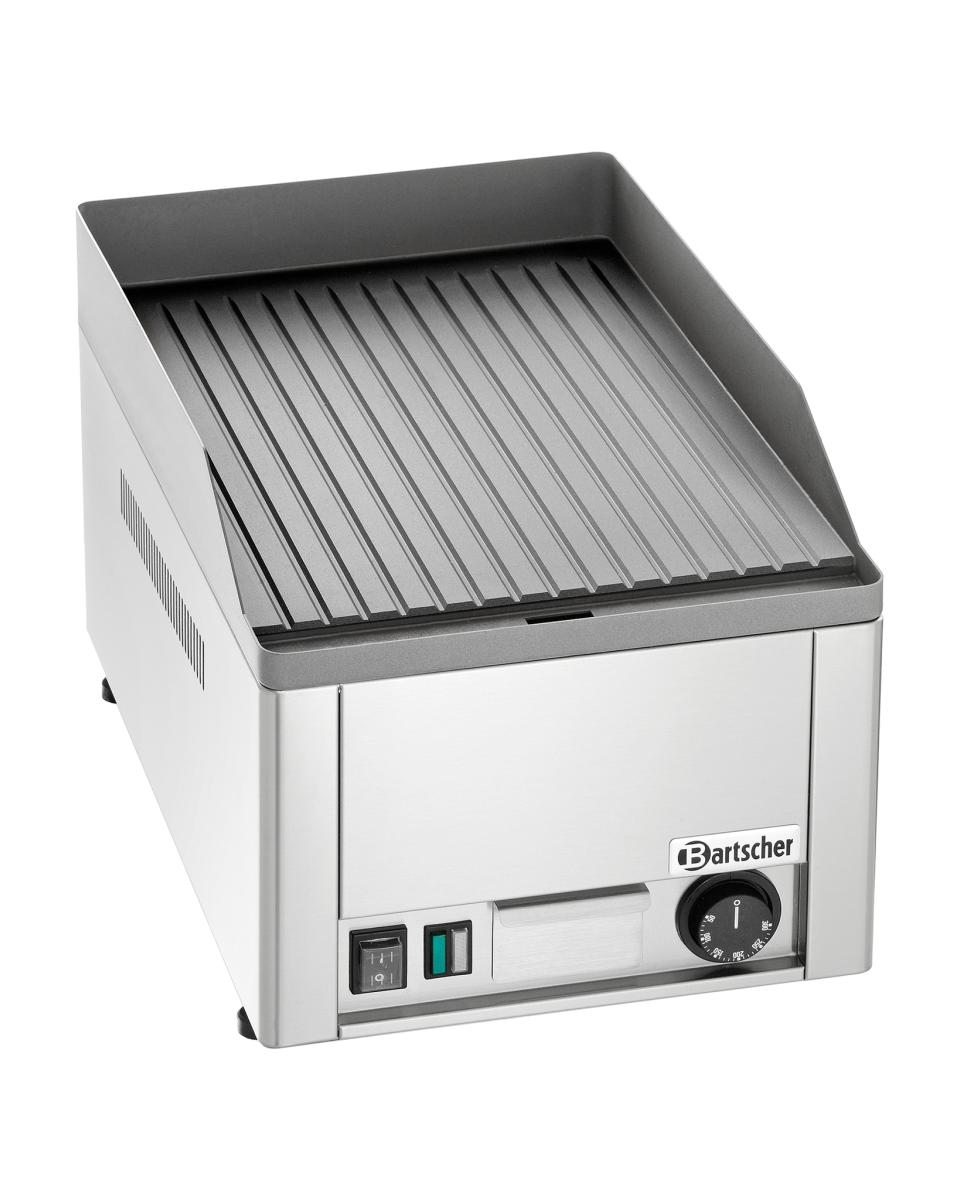Grillplaat - Elektrisch - 1 Zone - Geribbeld - Bartscher - 370035
