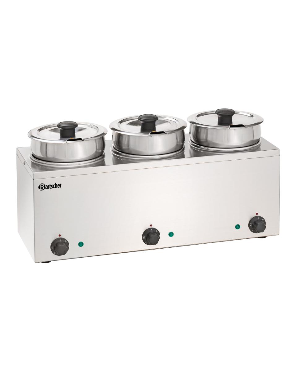 Bain-Marie - Rond - 3 x 3.5 Liter - Bartscher - 607035