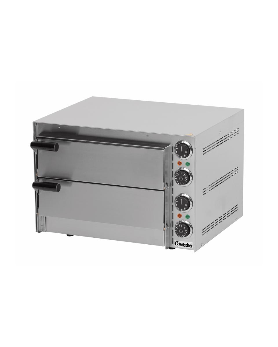 Pizzaoven - 2 x Ø35 CM - H 38 x 54.5 x 50 - Bartscher - 203500