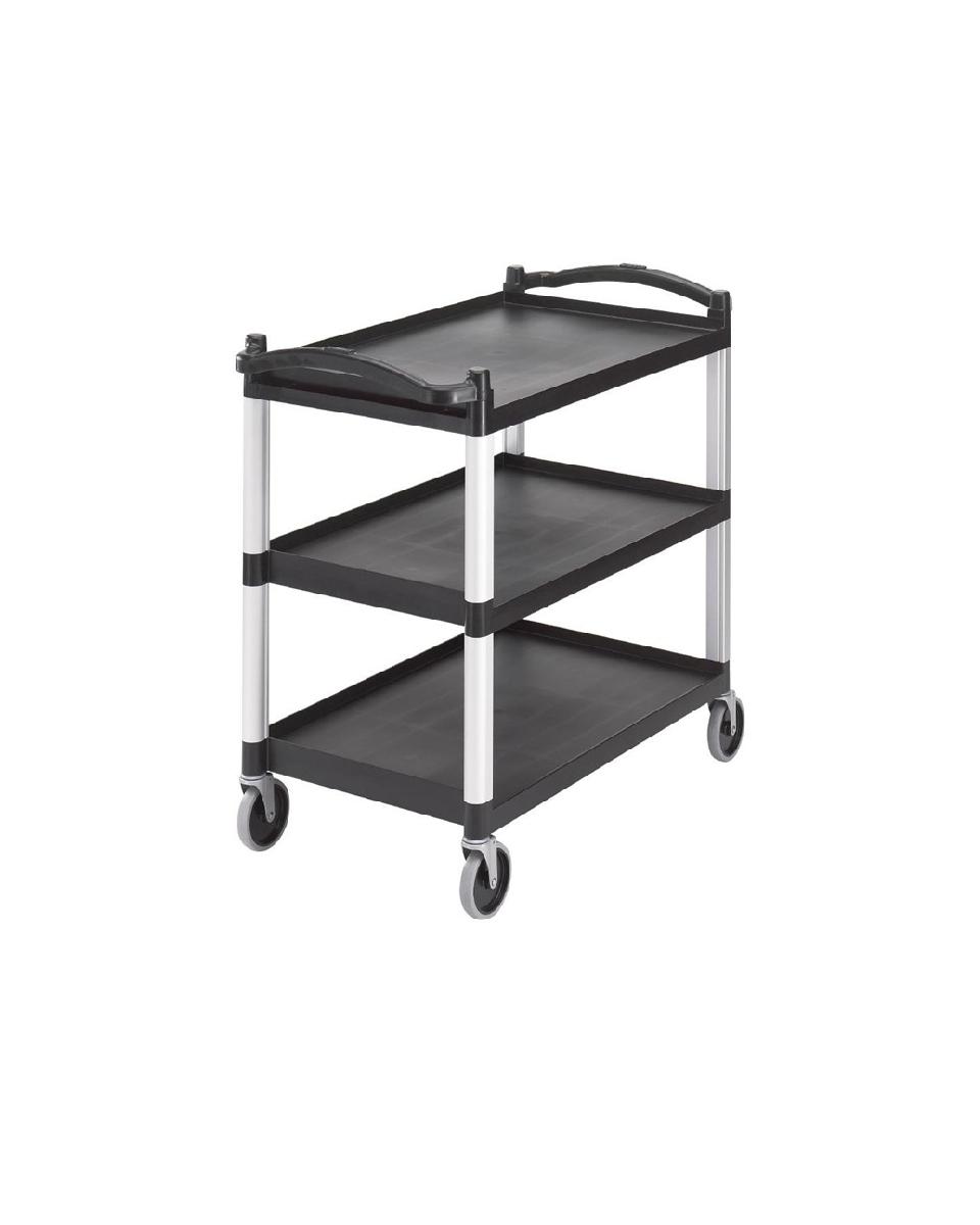 Serveerwagen - Zwart - H 95 x 101.5 x 54 CM - Polypropleen - Cambro - CT400