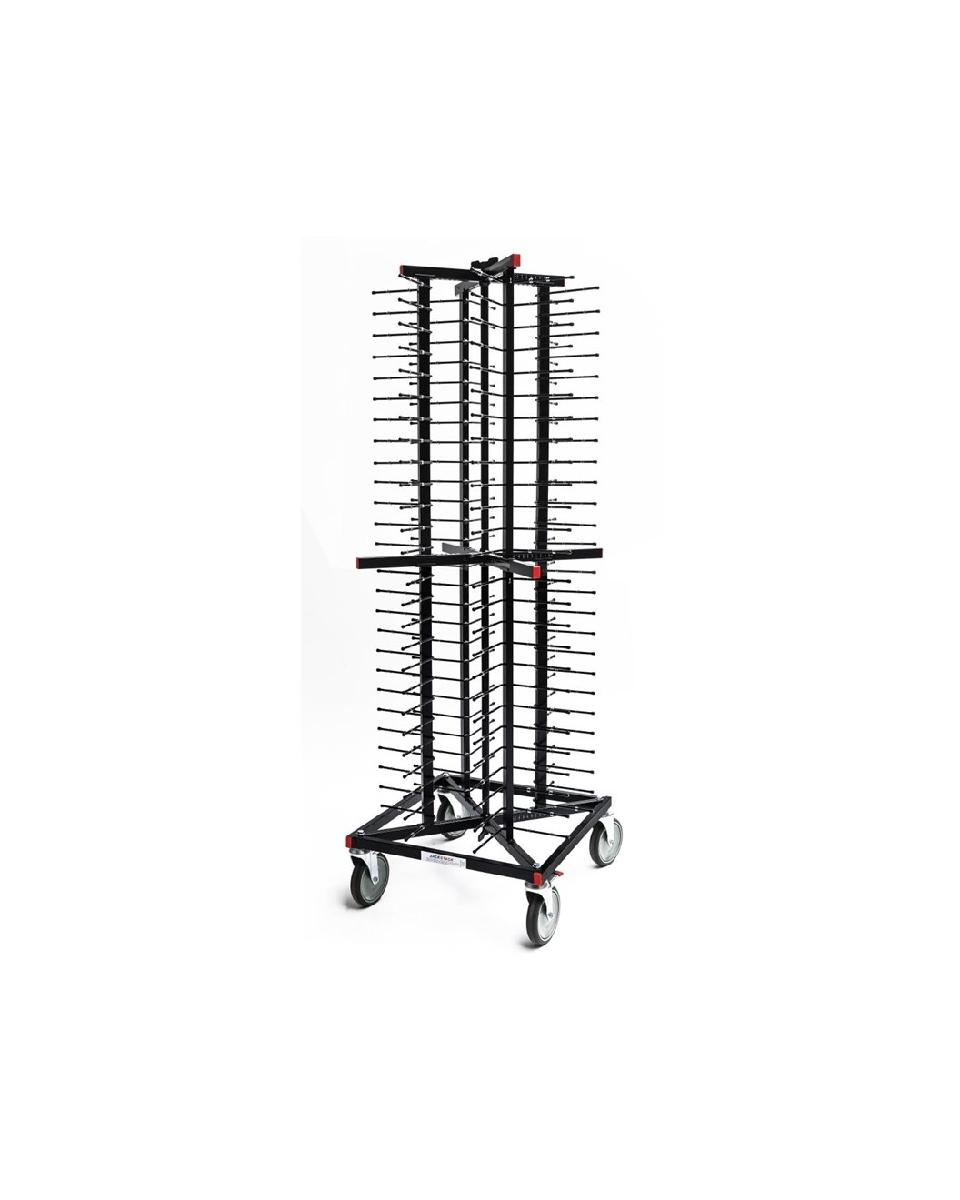 Bordenrek - 104 borden - H 179 x 60 x 60 CM - Jackstack - L531