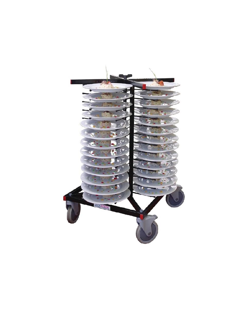 Bordenrek - 52 borden - H 103 x 60 x 60 CM - Staal - Jackstack - L529