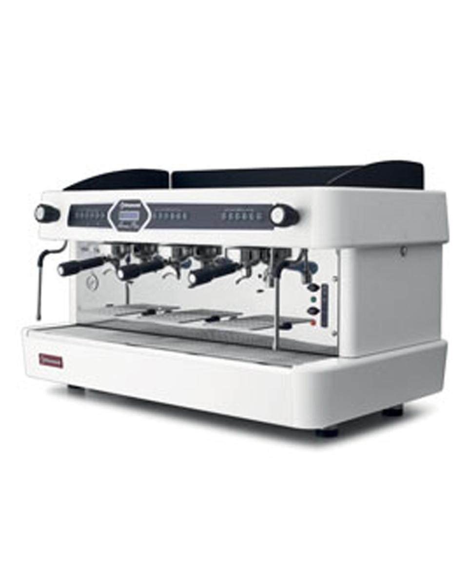 Espressomachine - Automatisch - 3 Groeps - Wit - Display