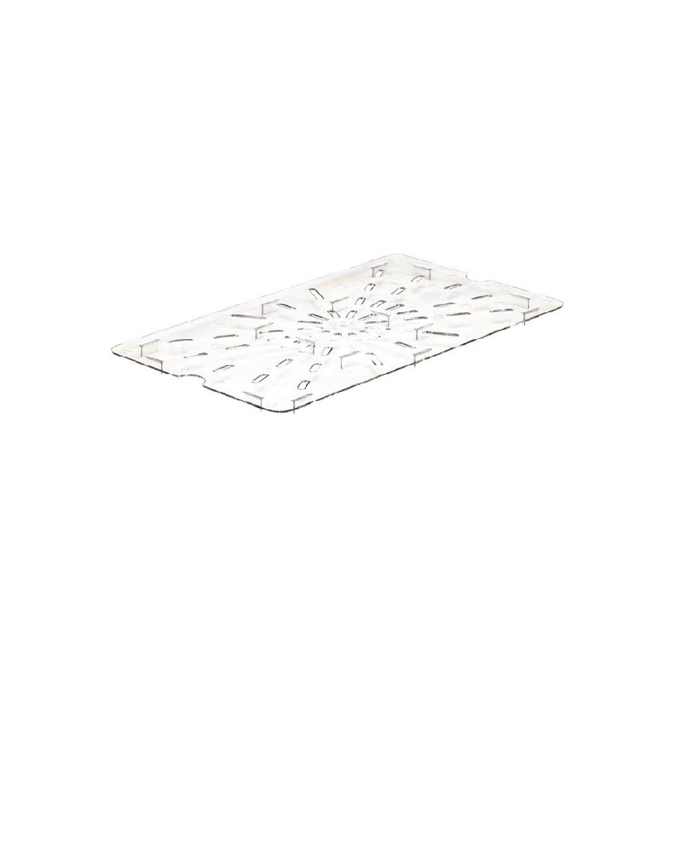 Lekrooster - 1/2 GN - Transparant - 32.5 x 26.5 CM - Copolymeer - Cambro - DA890