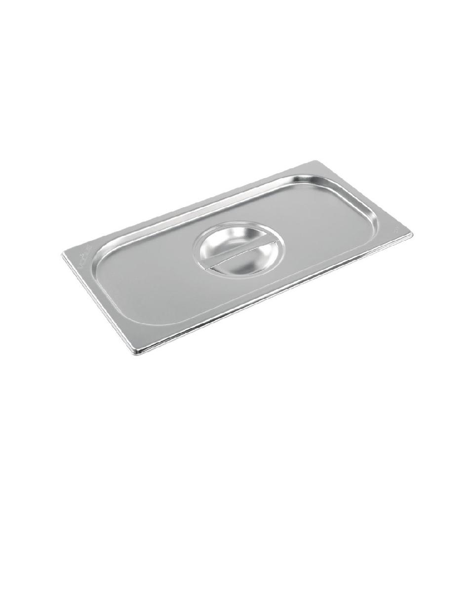 Deksel gastronormbak - 1/3 GN - H 3 x 32.5 x 17.6 CM - RVS - Vogue - K969