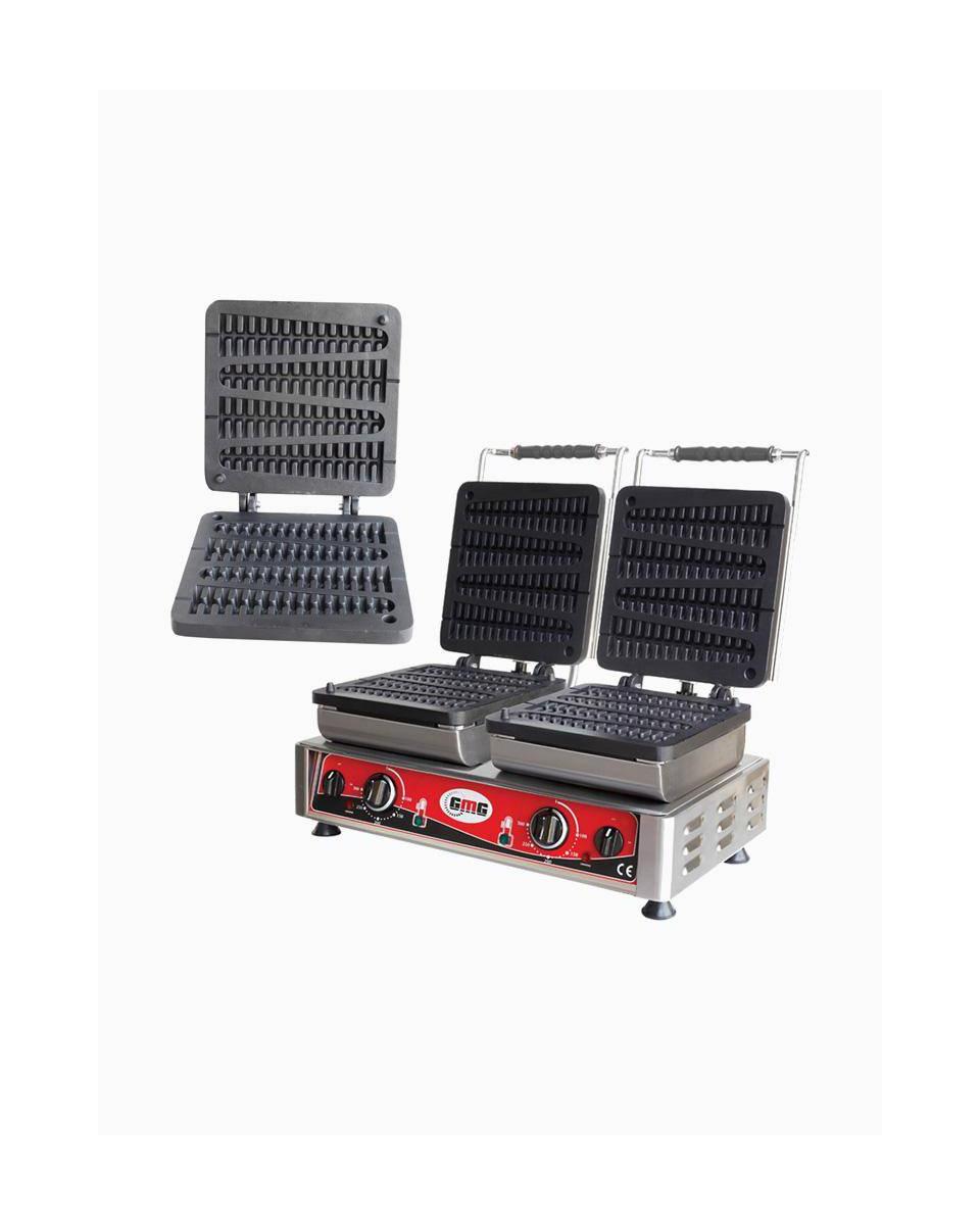 Wafelijzer - Waffelino - 2 platen - GMG - WE-23