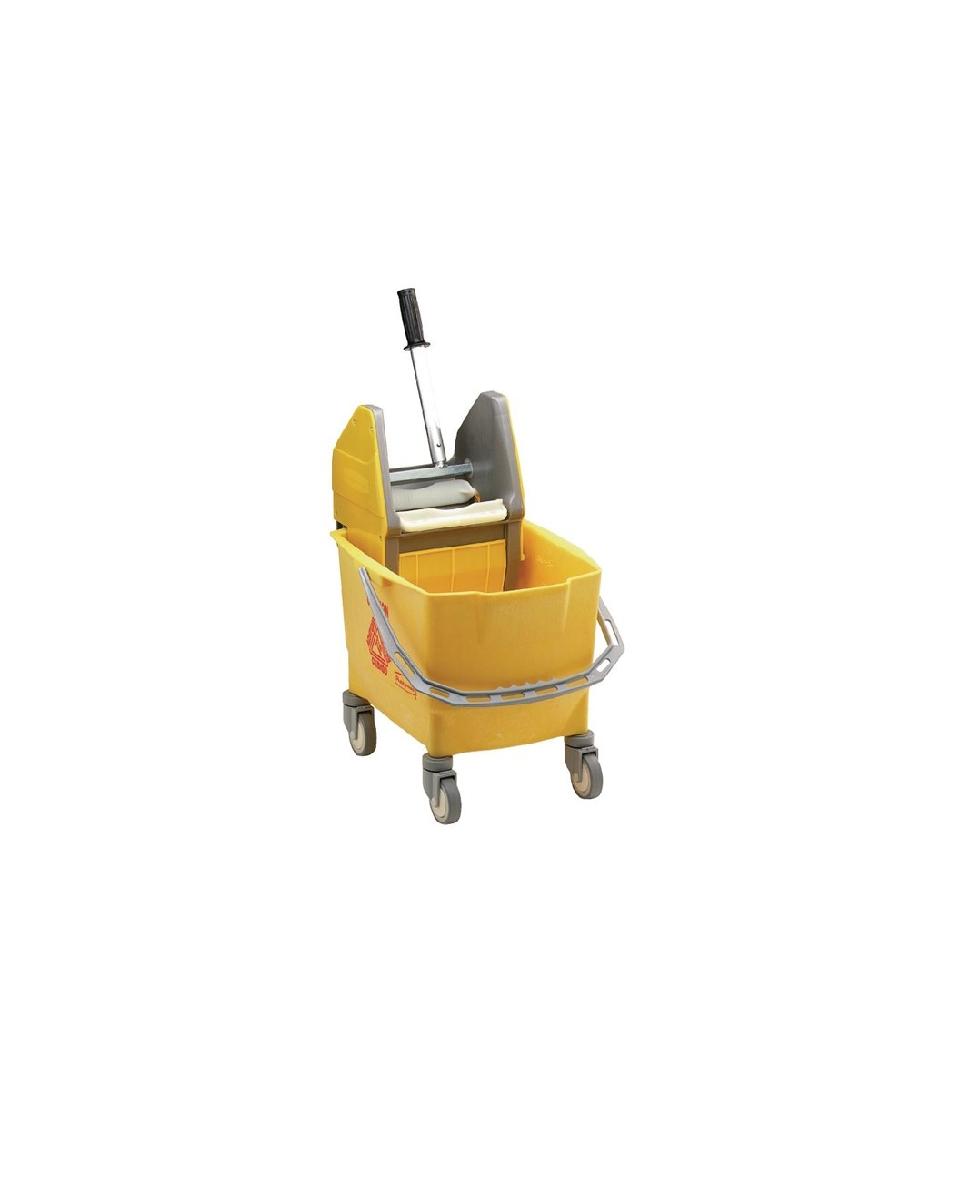 Rolemmer - Met wringer - 25 Liter - Geel - Rubbermaid - M903