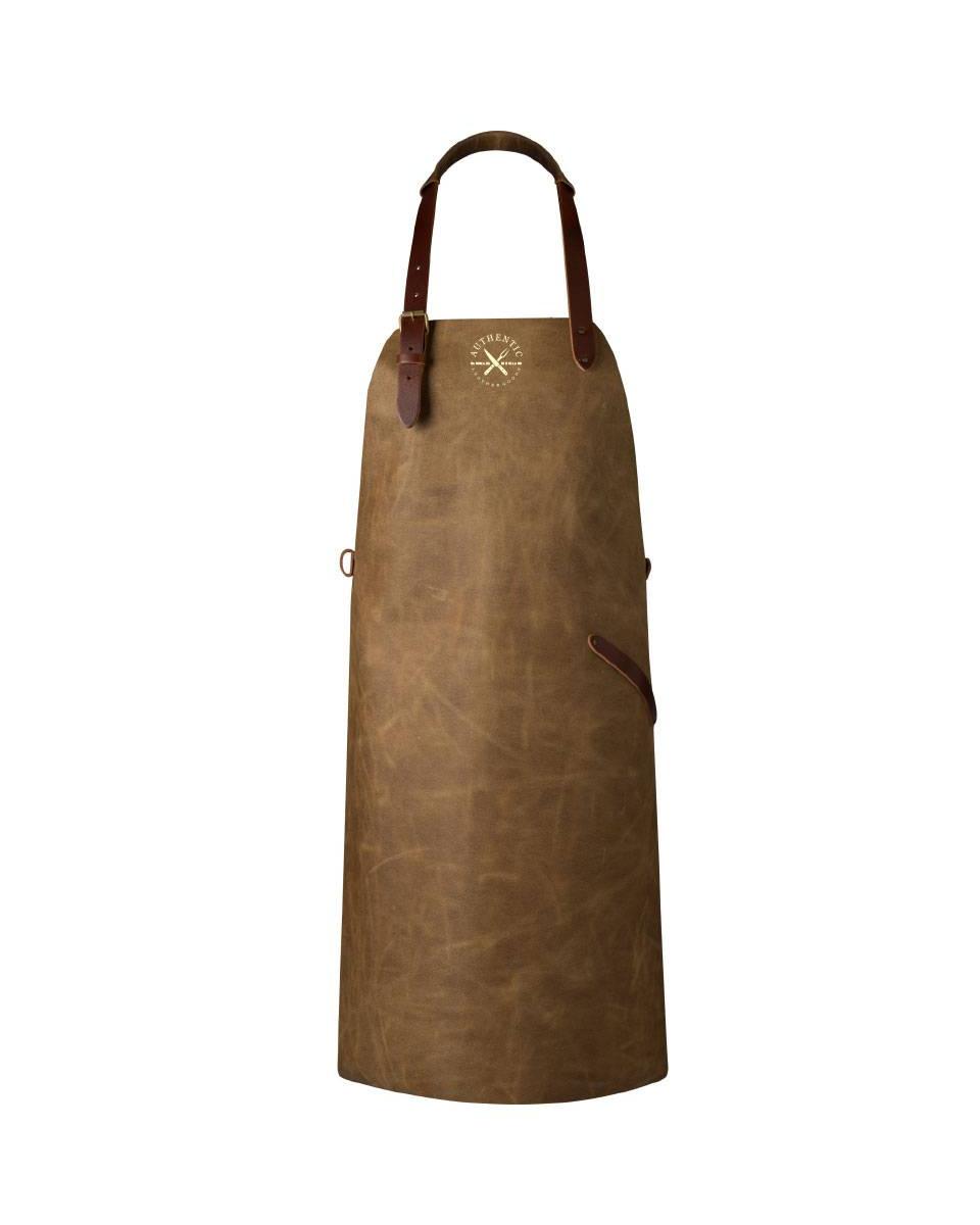 Leren schort / schorten Authentic Zand