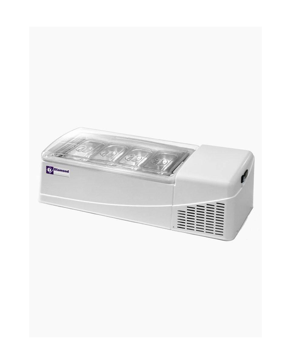 Ijscremebewaarder - Tafelmodel - 4 x 6.5 Liter - Diamond - GEL/48L