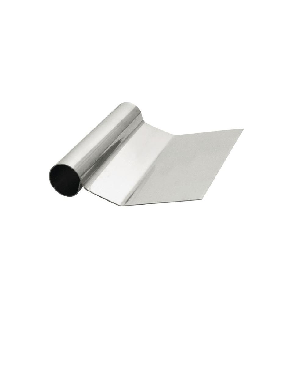 Deeg- en chocoladekrabber - Recht - H 2.5 x 11.5 x 12 CM - RVS - Schneider - CW293