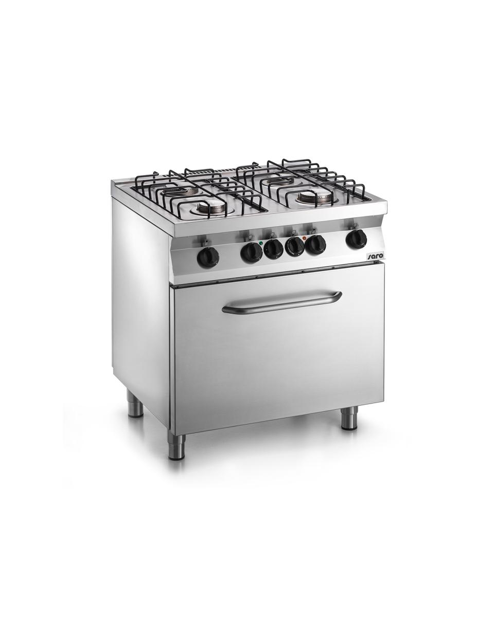 Gasfornuis - Elektrische oven - 4 Pits - Saro - 423-1620
