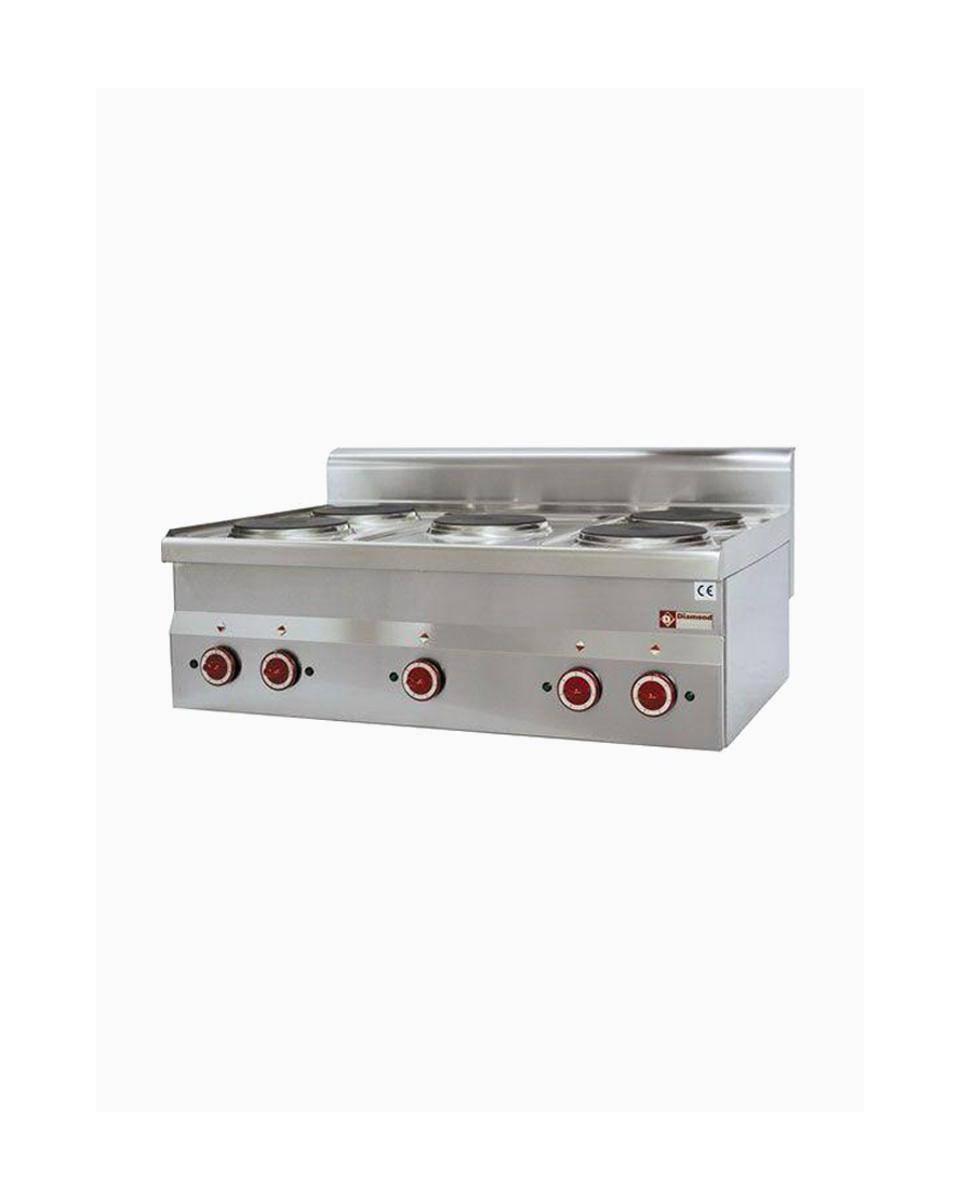 Fornuis - Elektrisch - Met oven - 5 Platen - Ø18 CM - Diamond - E60/5P9T