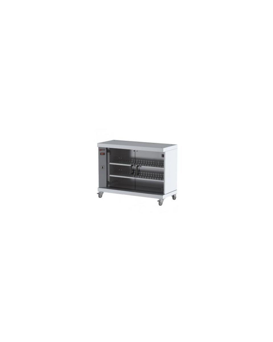 Warmhoudvitine kippengrill - 60 kippen - Wielen - Diamond - RVC60-MX