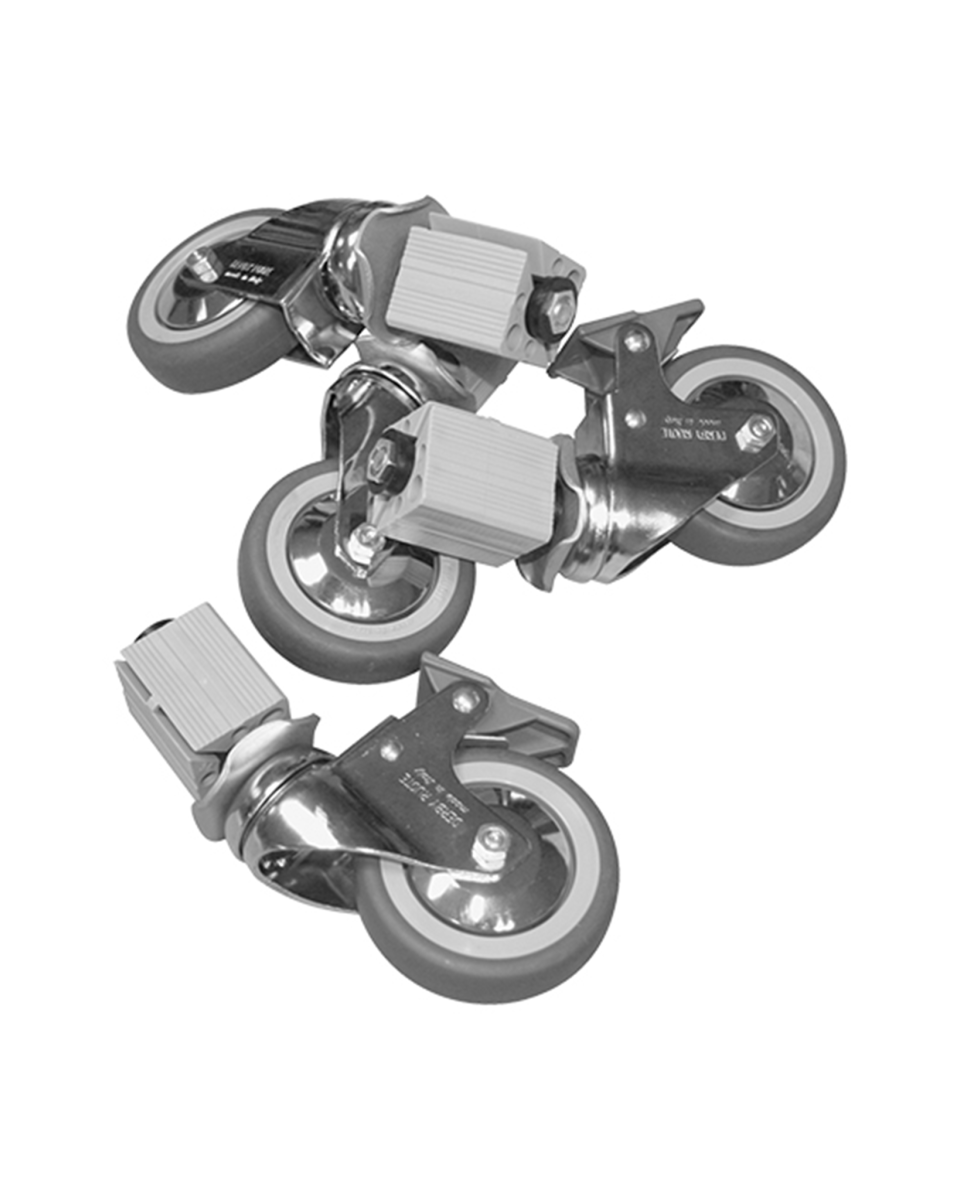 Wielenset - 4 stuks - RVS - 11 cm - Multinox - 317500
