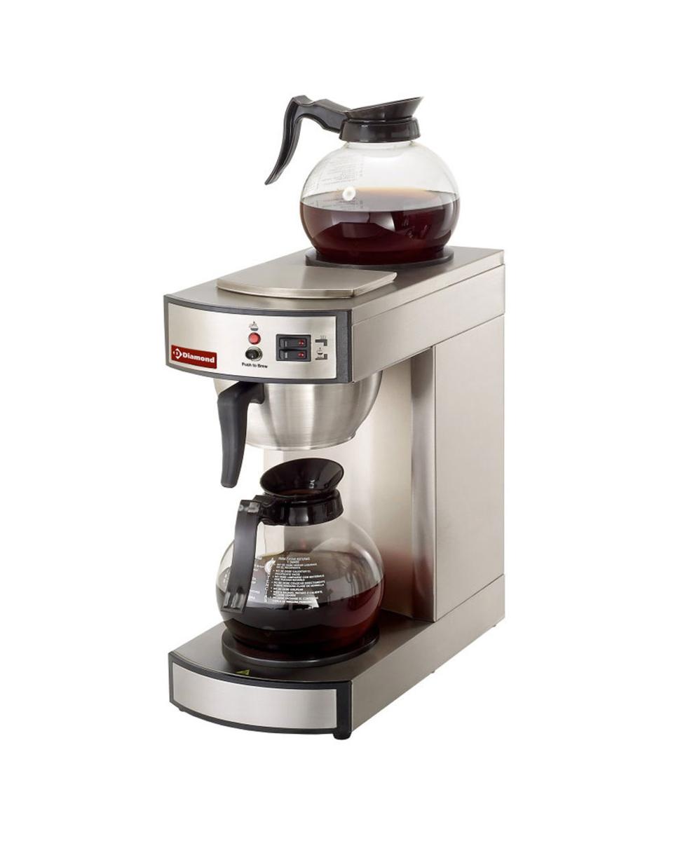 Automatische koffiepercolator - 1 groeps - 2 verwarmplaten - Diamond - PCF-A2/F