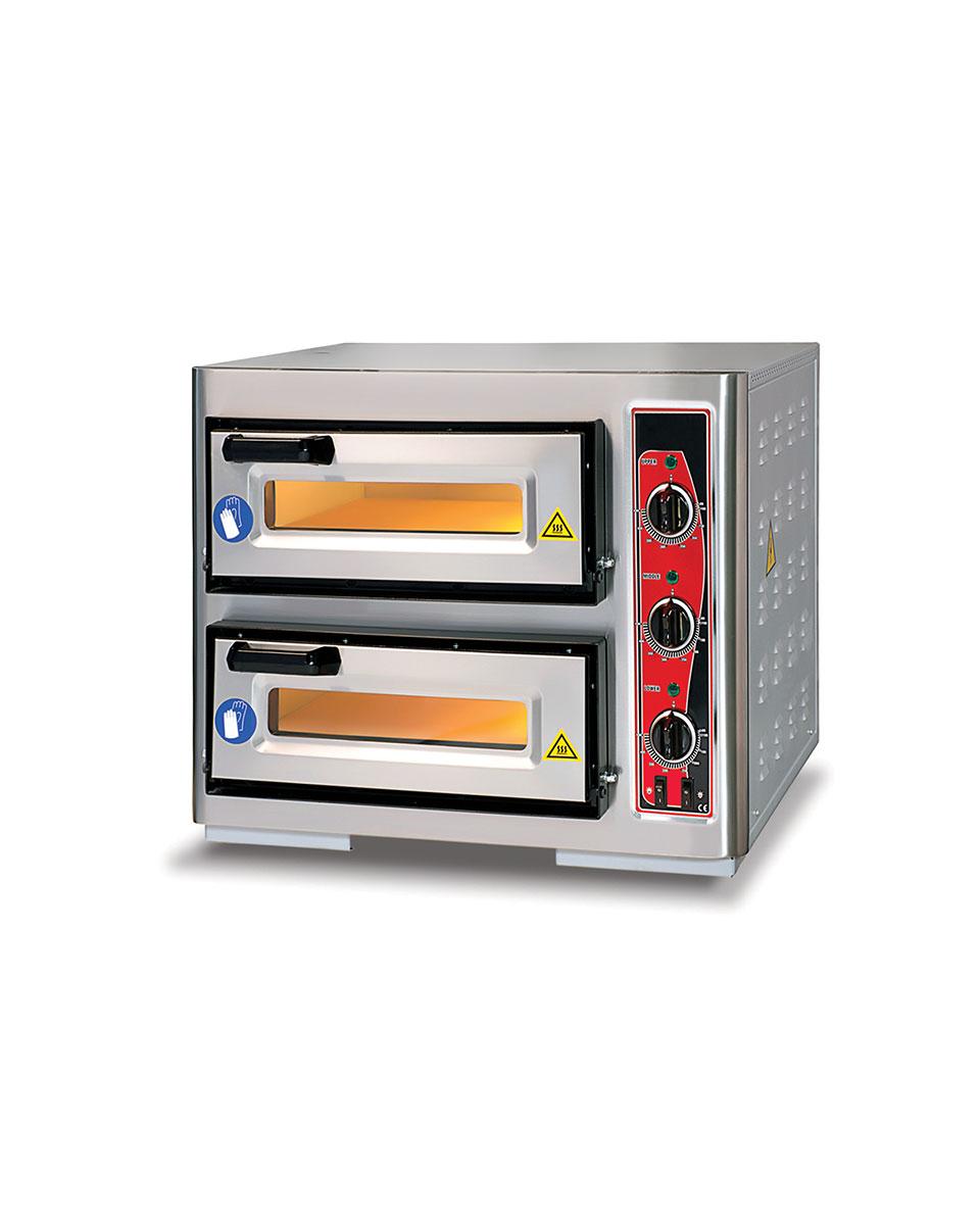 Pizza oven - 2 x 4 - Ø 25 cm - 2 Kamers - PF 5050 DE - GMG