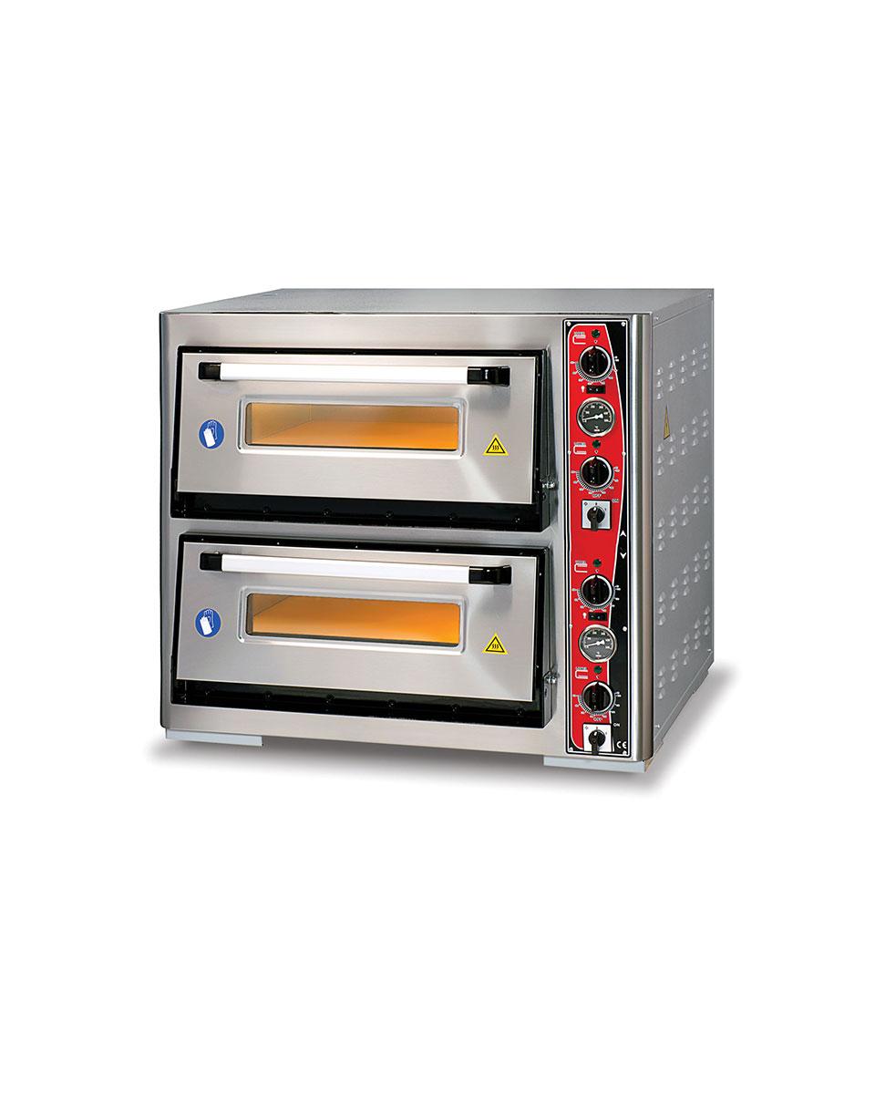 Pizza oven - 2 x 4 - Ø 30 cm - 2 Kamers - PF 6262 DE - GMG
