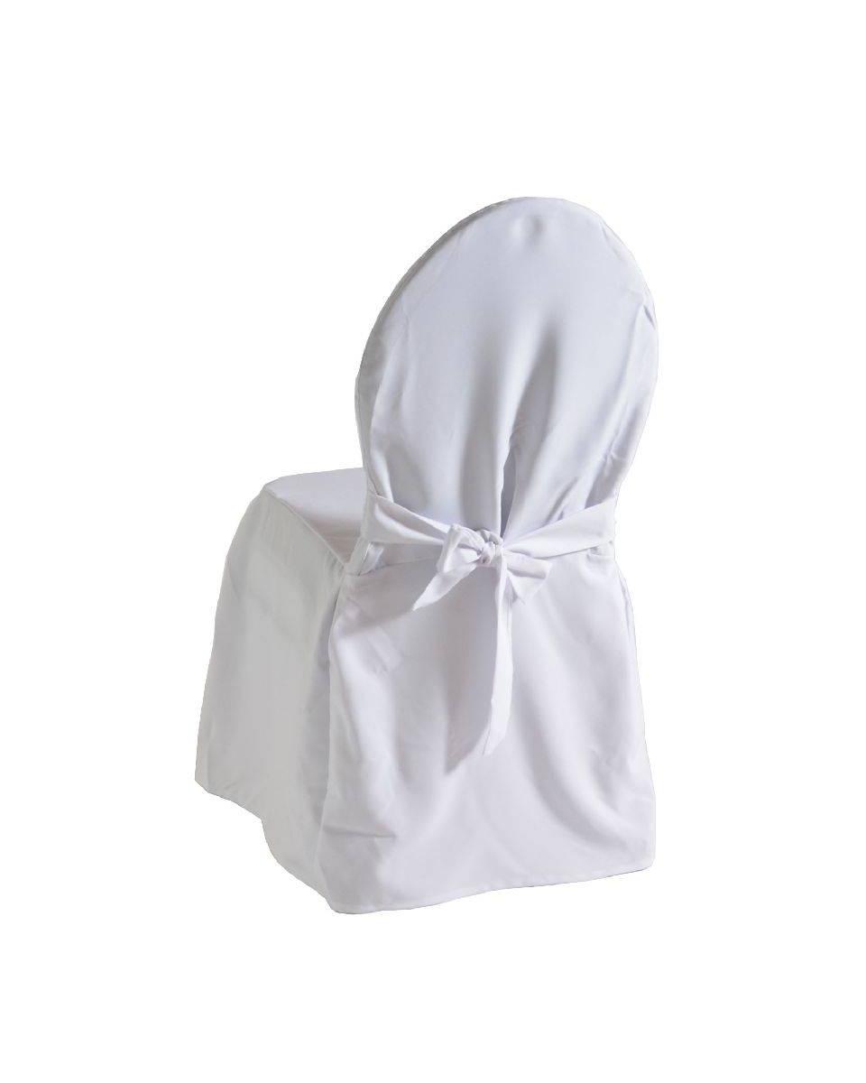 Stoelhoes - Excellent met strik - Wit - H 8 x 36 x 30 CM - Dena - 940404