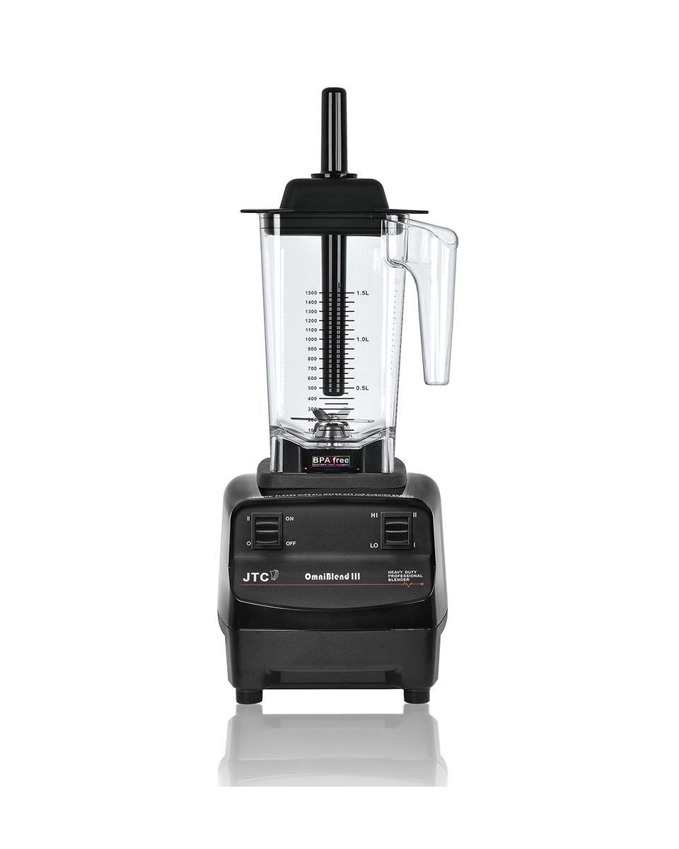 Horeca blender - 1.5 Liter - Omniblend - Zwart - JTC