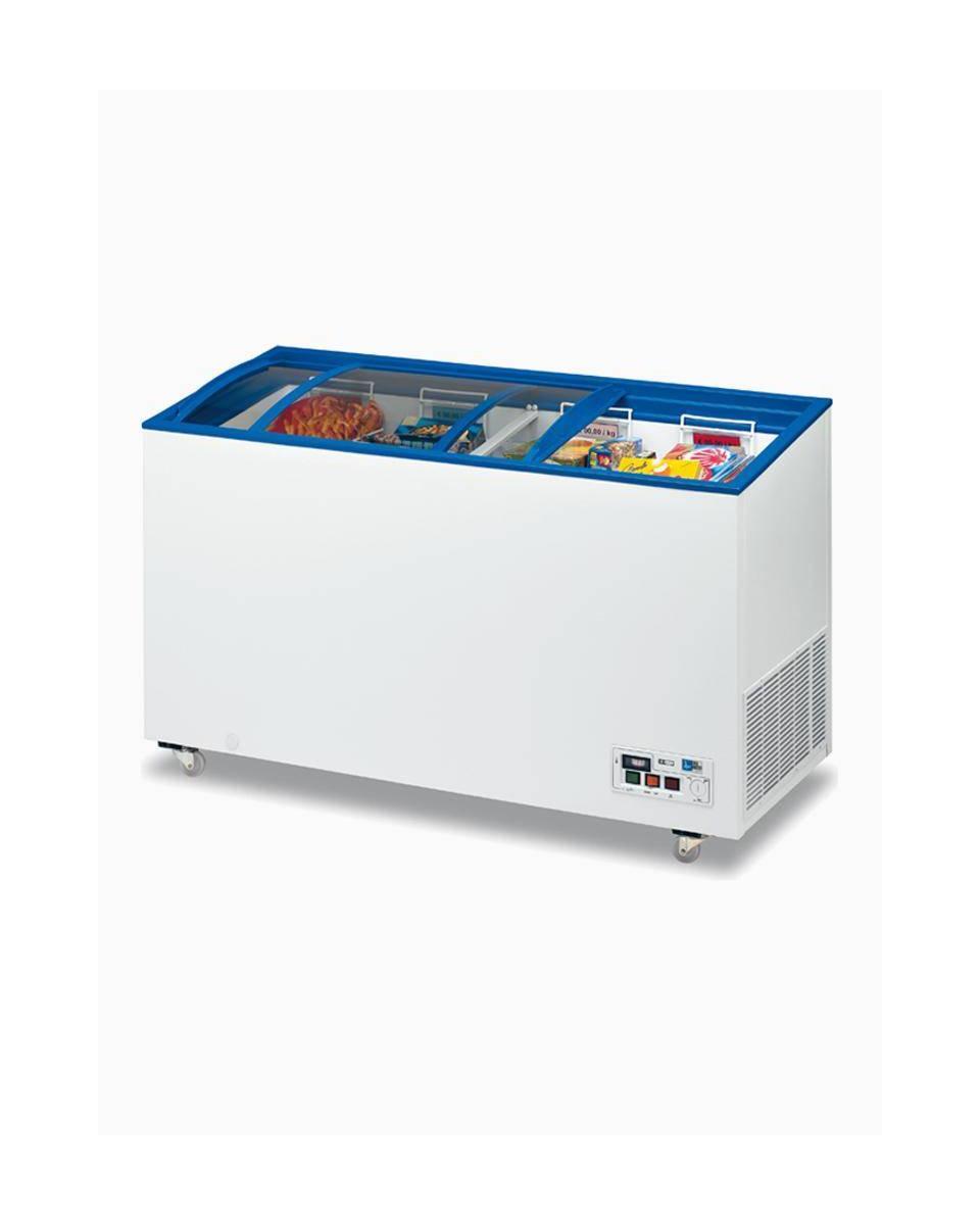Horeca Vrieskist - 290 Liter - Glazen Schuifdeksel - SLID-11 - Diamond