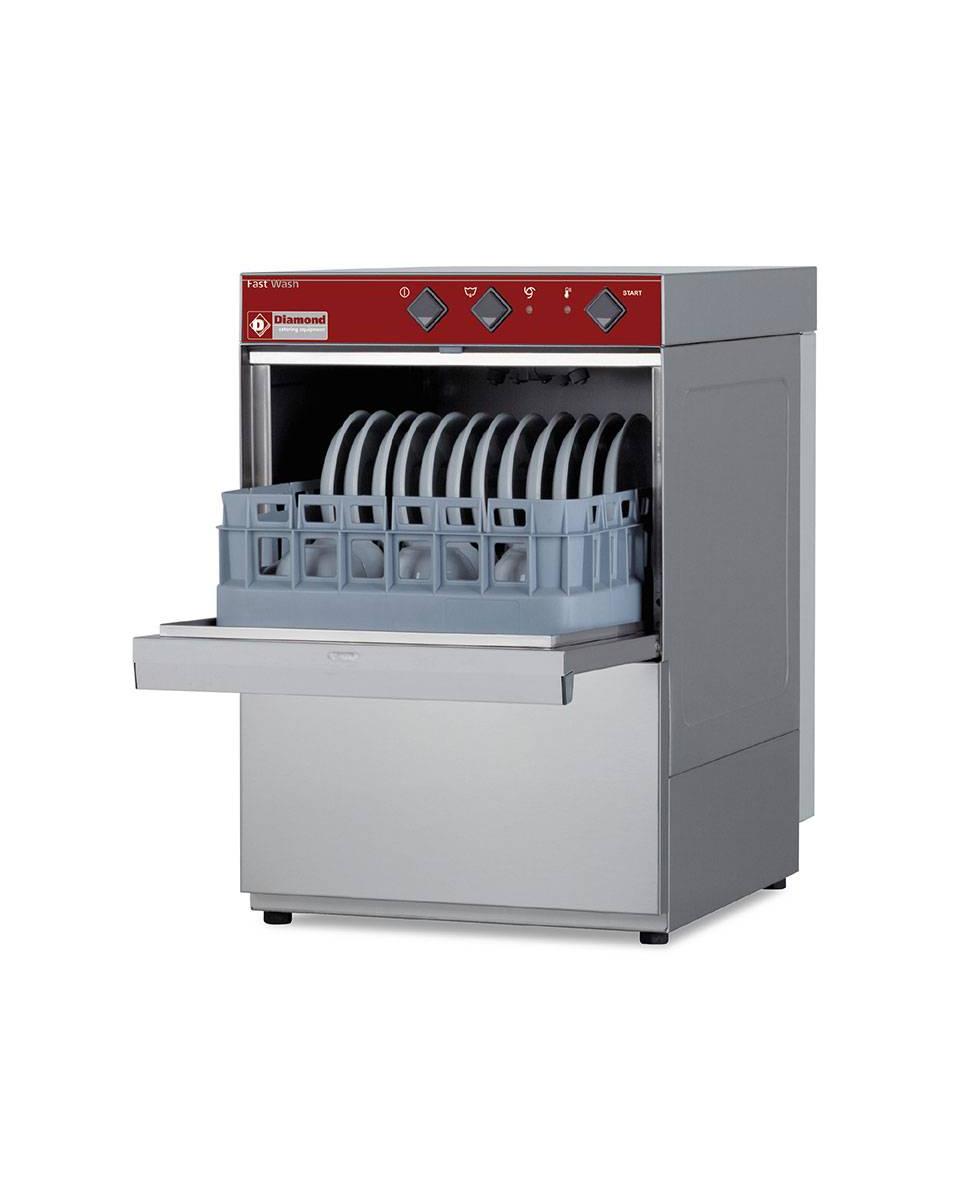 Glazenwasser - Mand 40 x 40 CM - 230V - Diamond - DC402/6