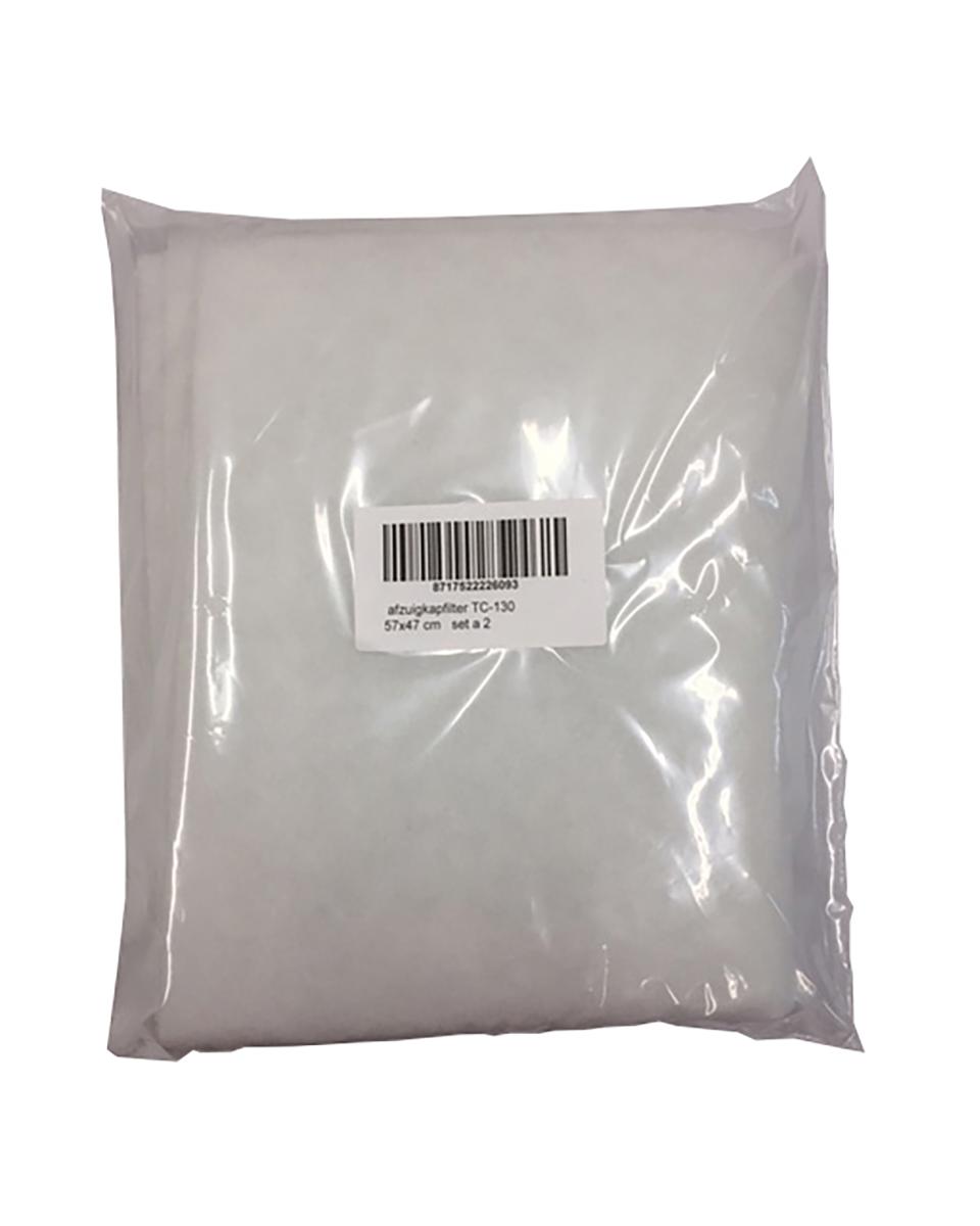 Afzuigkapfilter - 57 x 47 CM - Wit - 25 Stuks - 531076
