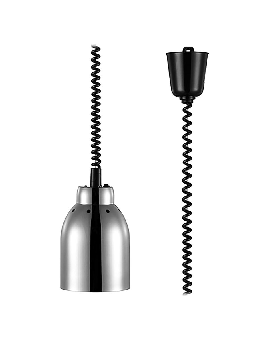 Warmhoudkap - H 23.5 CM - 1.4 KG - Ø15.6 CM - 220 - 240 V - RVS - Chroom - Caterchef - 688265