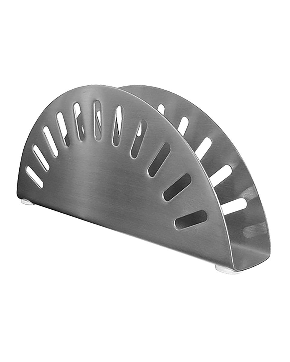 Servet Standaard - H 7 x 17 x 3 CM - 0.125 KG - RVS - 130045