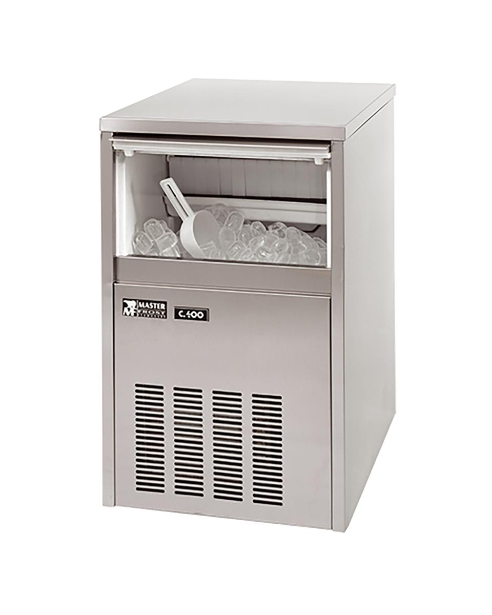 Ijsblokjesmachine - H 75 x 48 x 55 CM - 44 KG - 220 - 240 V - 575 W - Luchtgekoeld - R452A - RVS - MasterFrost - 706040