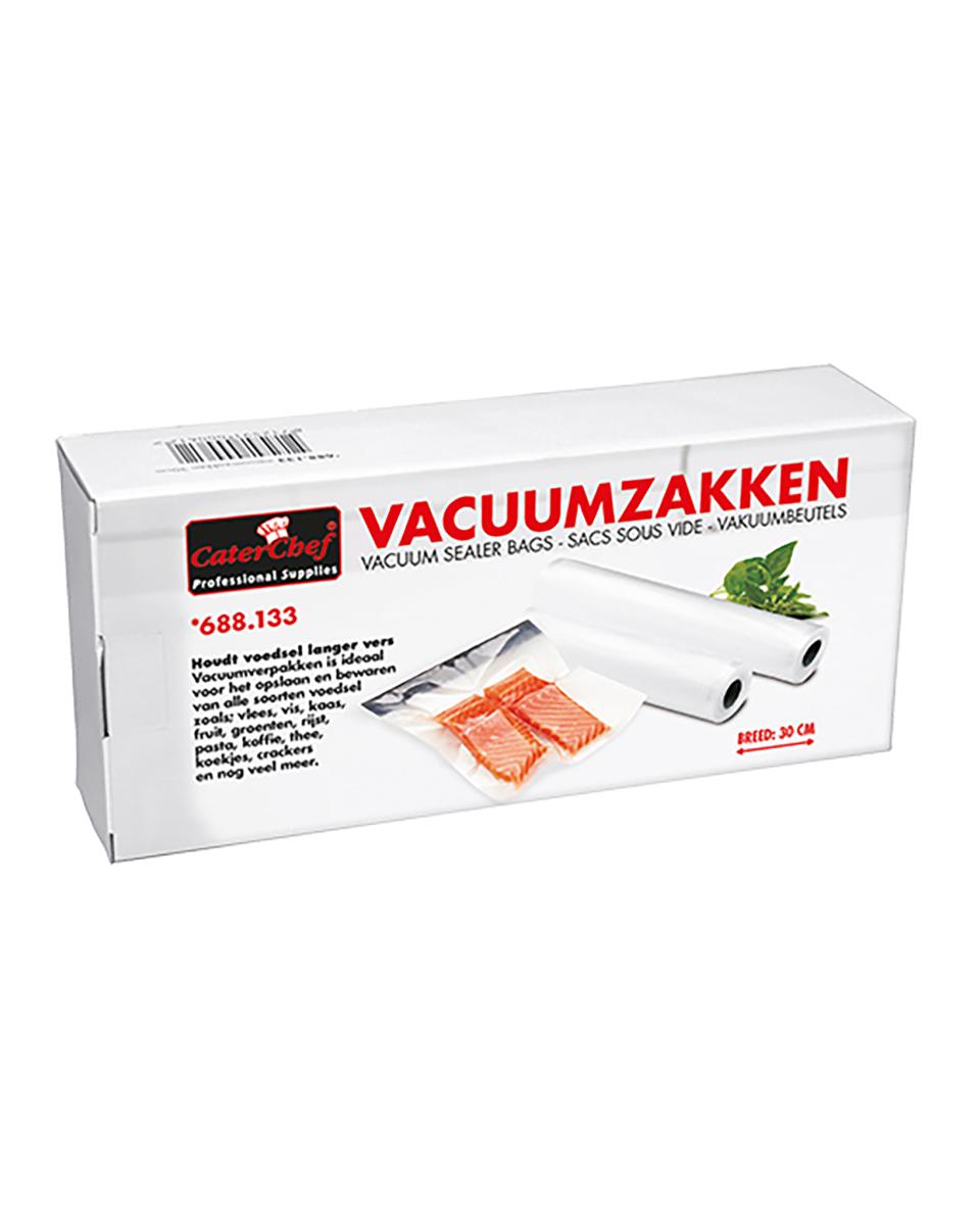 Vacuümzakken - 30 CM - 0.754 KG - 600 CM - Polyetheen - Transparant - Caterchef