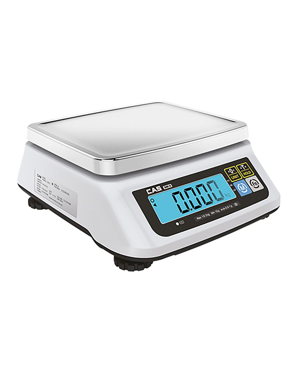 Weegschaal - H 11 x 25 x 28.1 CM - 2.8 KG - RVS - CAS - 859306