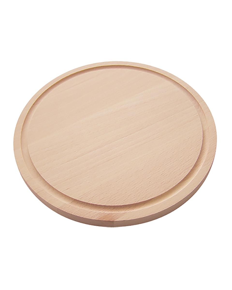 Snijplank - 0.79 KG - Ø28 CM - Beukenhout - 032051