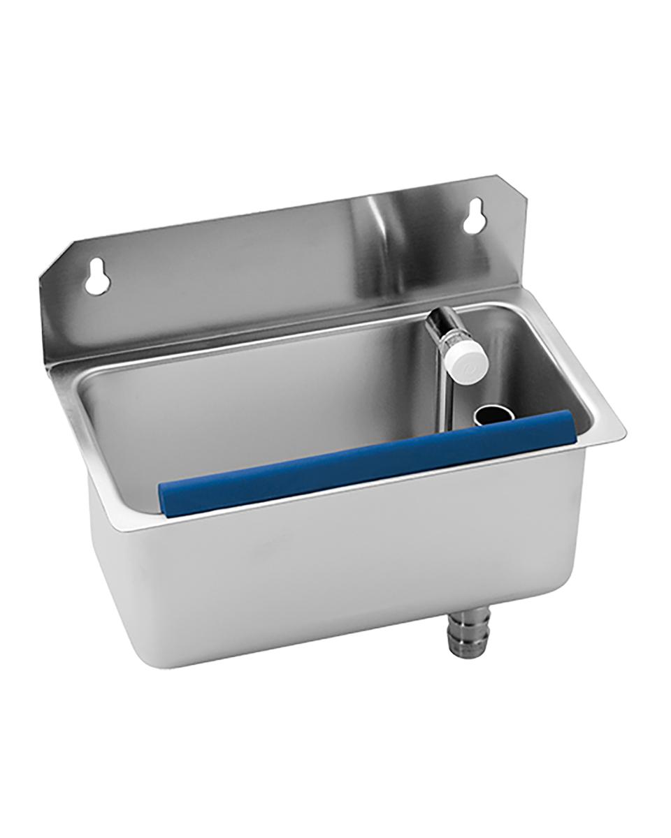 Ijsportioneerlepelbak - H 9 x 22 x 12.3 CM - 0.705 KG - RVS 18/10 - Stöckel - 040115