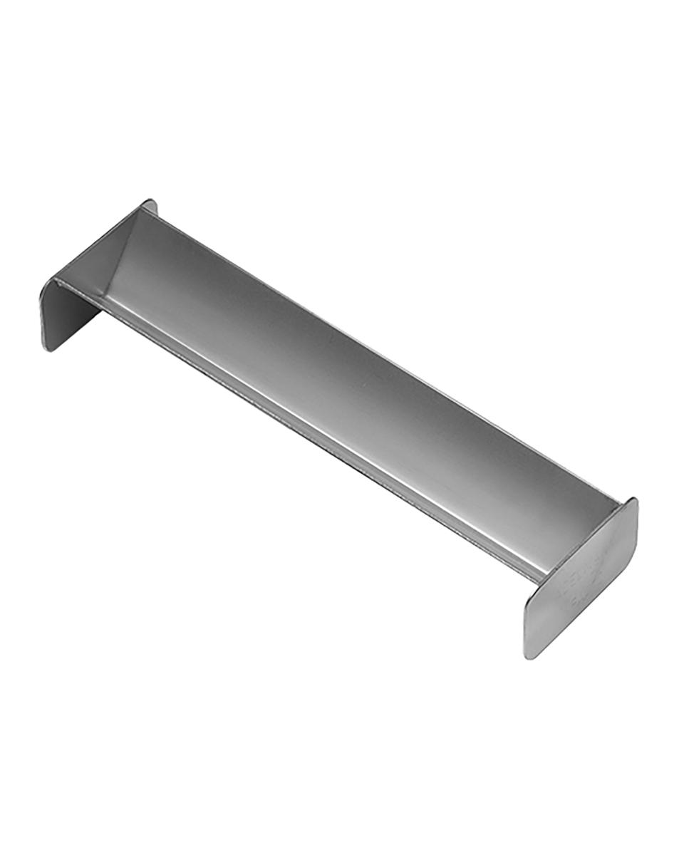 Pate/Terrinevorm - H 4 x 30 x 6 CM - 1 KG - RVS - Adelmann - 065010