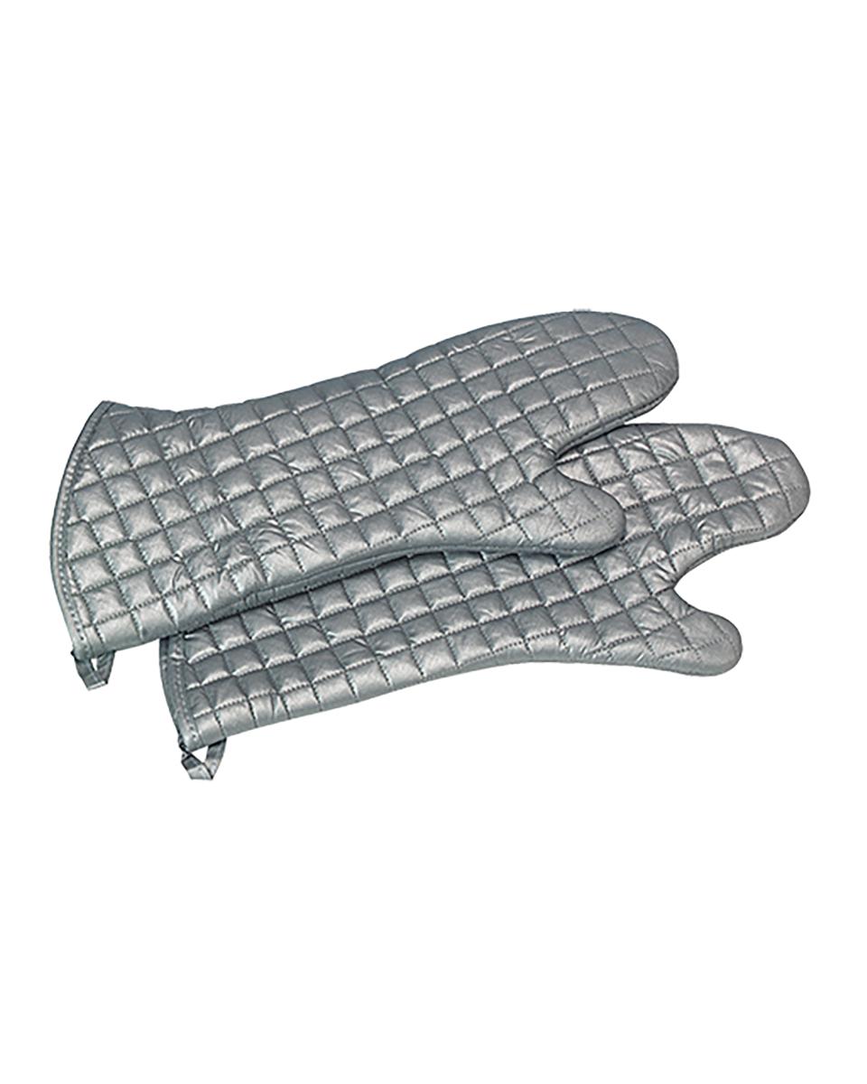 Veiligheidswanten - 0.3 KG - 42 CM - Silicoon - Grijs - +0°C / +93°C - 079011