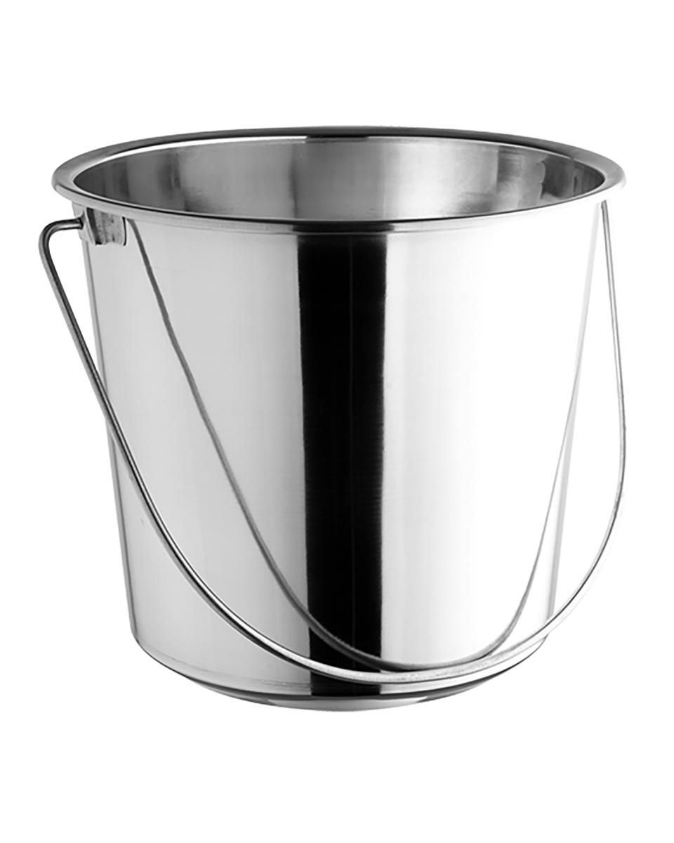 Emmer - H 29 CM - 0.45 KG - Ø32 CM - RVS - 13 Liter - 085162