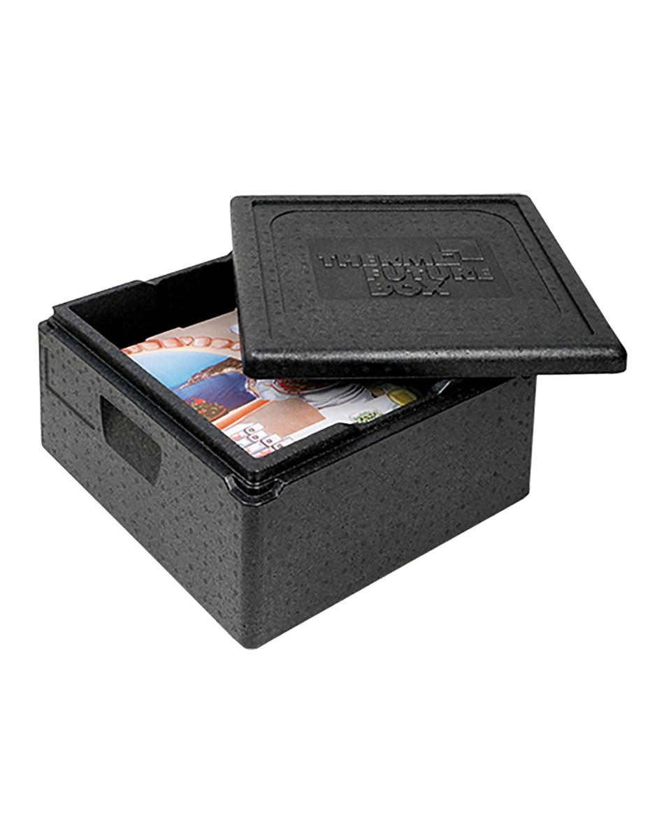 Thermobox Pizza - H 33 x 41 x 41 CM - 1.15 KG - Polypropyleen - Zwart - 32 Liter - Thermo Future Box - 235041