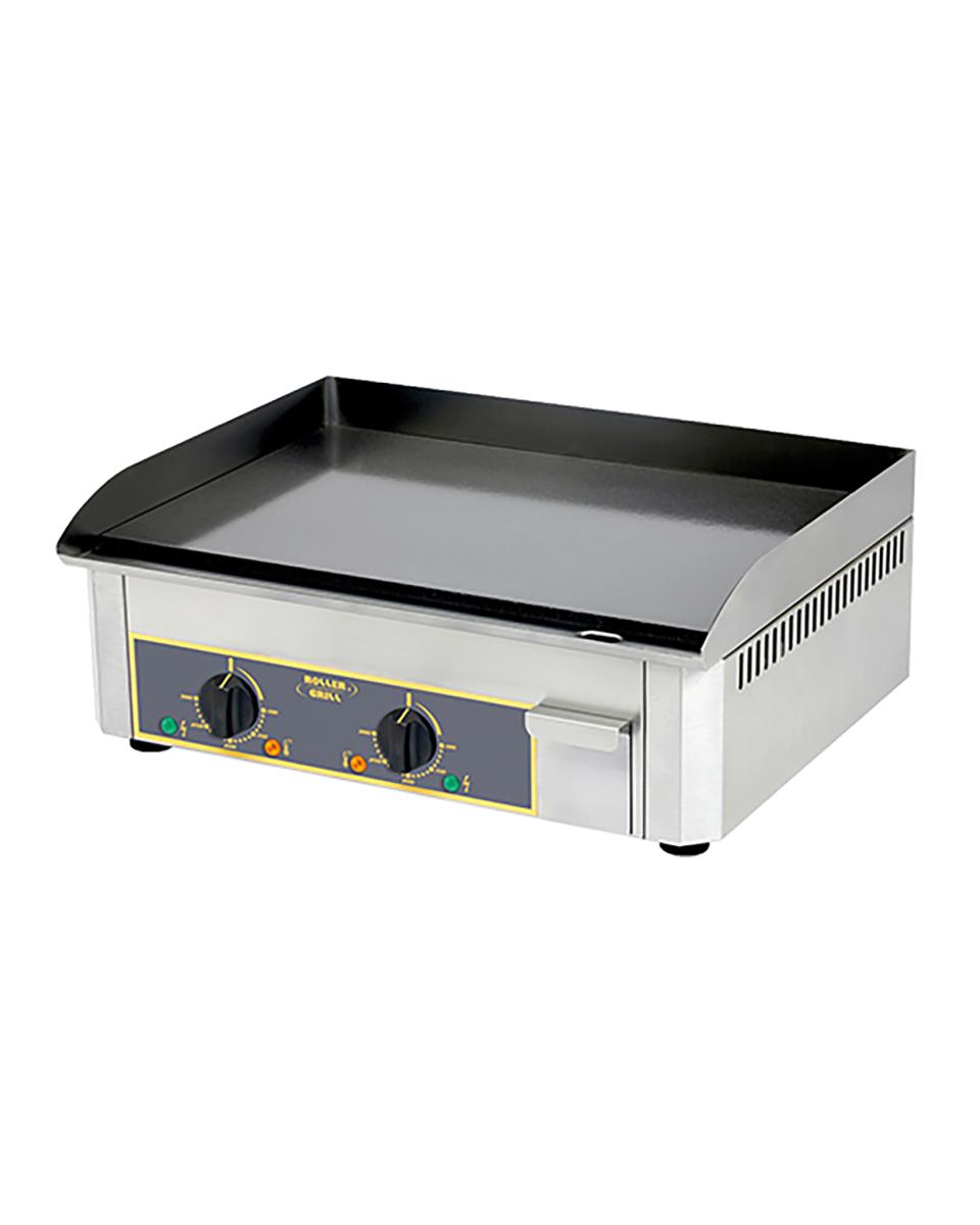 Bakplaat - H 23 x 60 x 47.5 CM - 29 KG - 380 - 415 - Zonder - Stekker V - 6000 W - RVS - Glad - +0°C / +300°C - Roller Grill - 304046