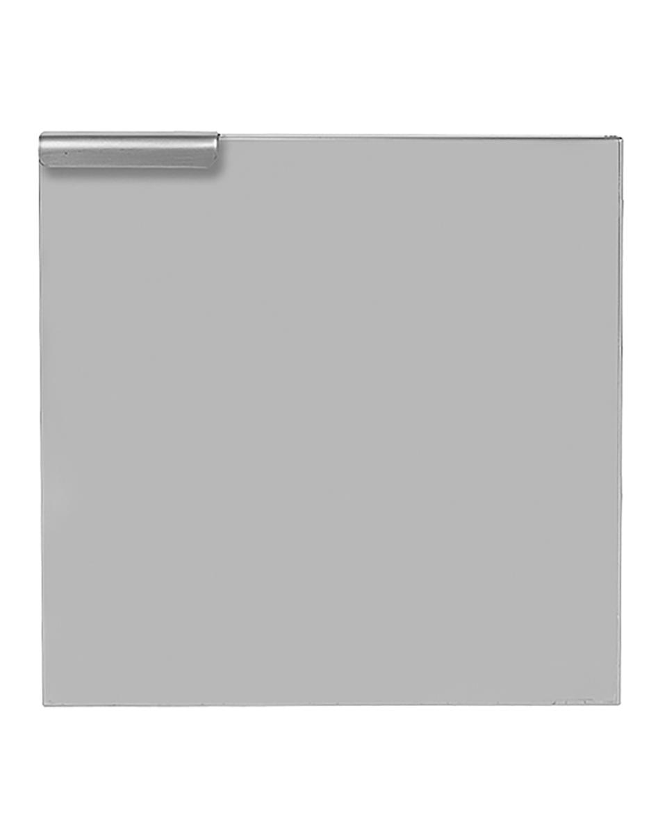 Deur - H 40 x 35 x 2 CM - 2 KG - RVS - 316082