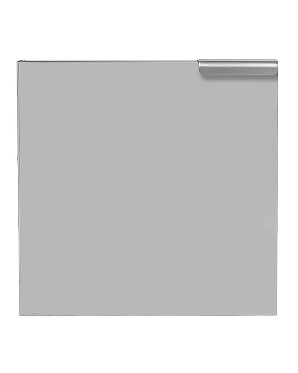 Deur - H 40 x 35 x 2 CM - 2 KG - RVS - 316083