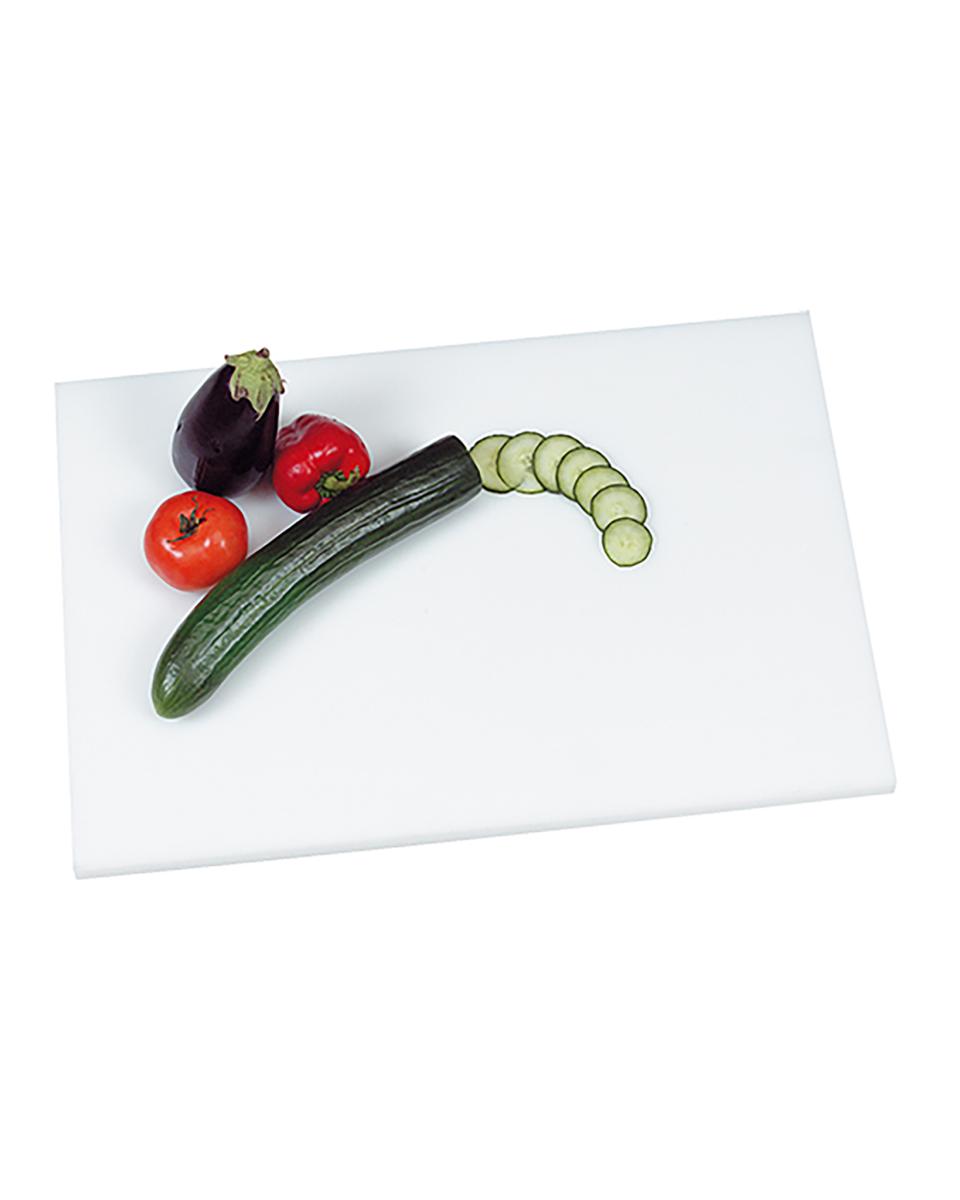 Snijblad - 39 x 57 CM - 4.285 KG - Polyethyleen - Wit - 316153