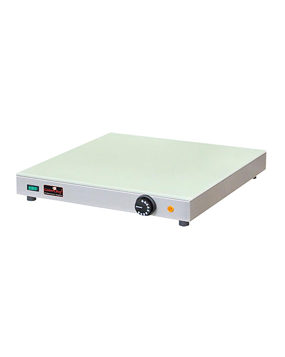 Warmhoudplaat - H 7 x 50 x 50 CM - 7.1 KG - 220 - 240 V - 600 W - RVS - Caterchef - 508050