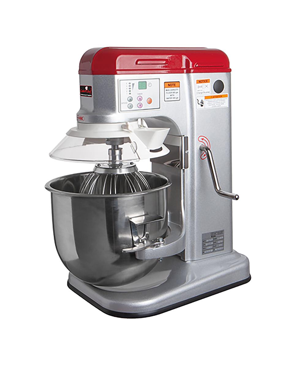 Keukenmachine - H 54 x 36 x 45 CM - 22 KG - 220 - 240 V - 650 W - Grijs - 10 Liter - Caterchef - 537001