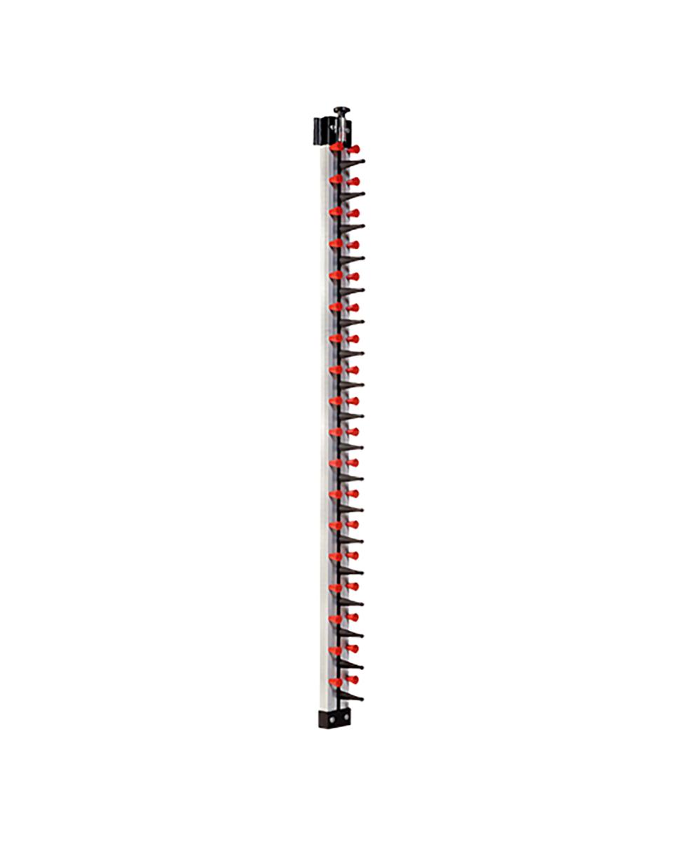 Bordenrek Wandmodel - H 145 x 13 x 13 CM - 2.7 KG - RVS - Plate Mate - 556004