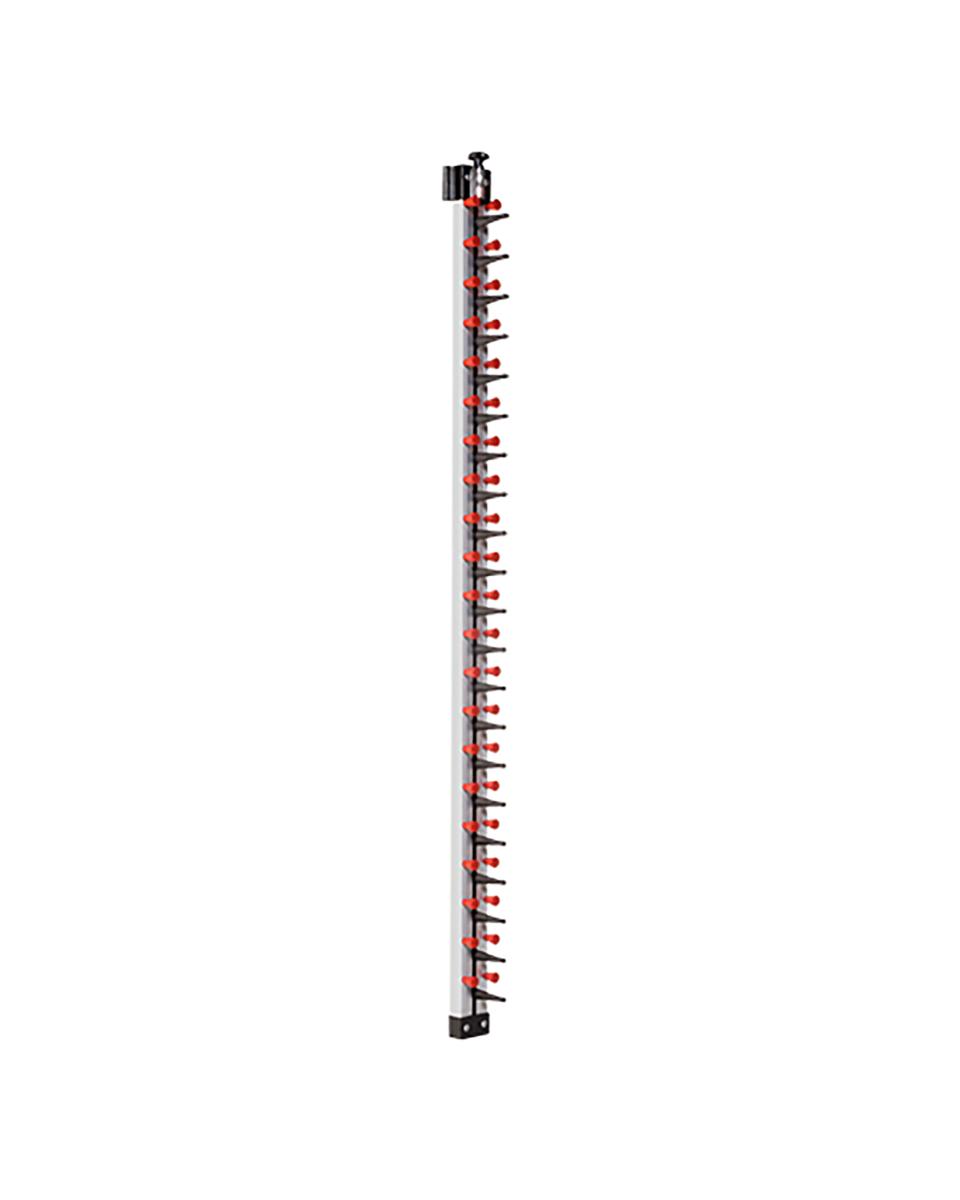 Bordenrek Wandmodel - H 166 x 13 x 13 CM - 3 KG - RVS - Plate Mate - 556005